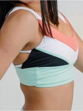 BNWT Multicoloured Crop Top